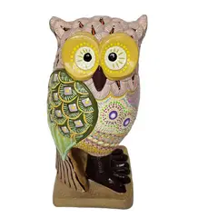 CREA TALLER - Búho decorativo 26 cm