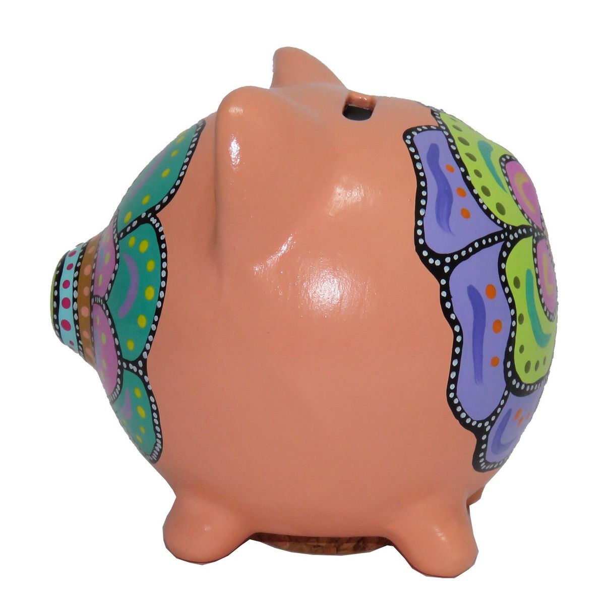 CREA TALLER - Chancho alcancía de cerámica 11 cm