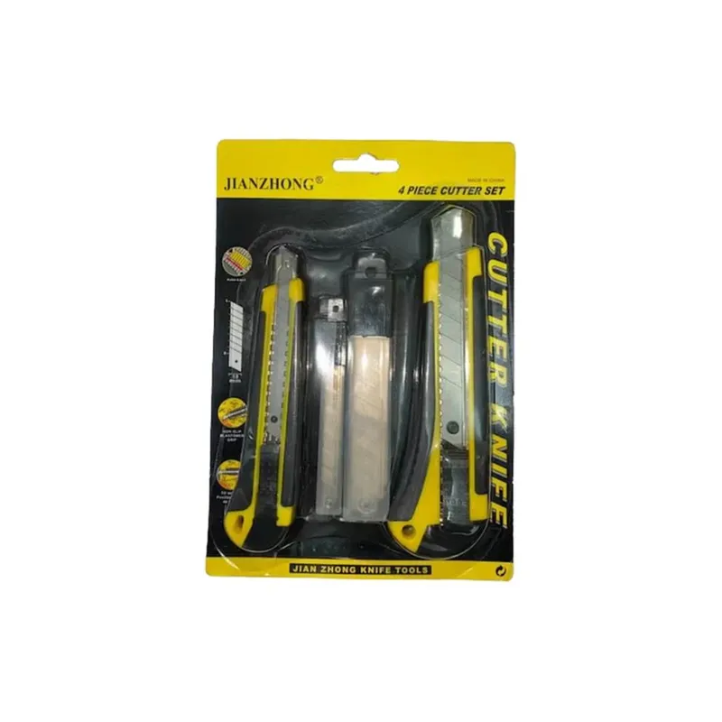 GENERICO - Pack 2 Corta Cartón Exacto + Repuesto 9 mm