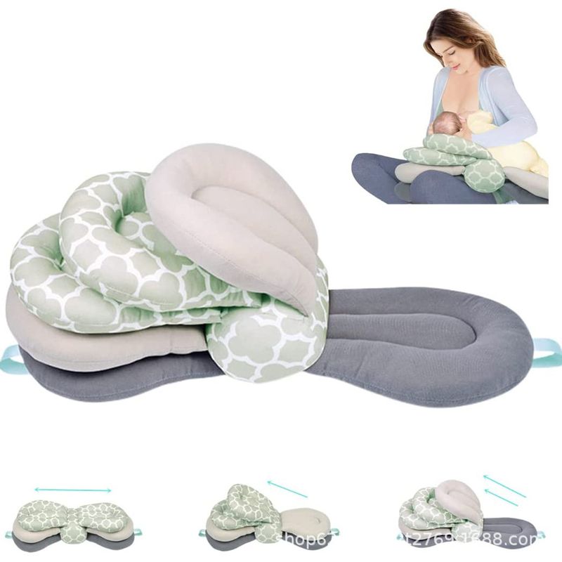 GENERICO - Almohada Ajustable 3 Niveles Multiuso Para Amamantar Bebés