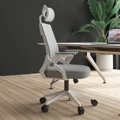 BLUEDREAMER - Silla de Oficina con Asiento de Memoria y Cabecero