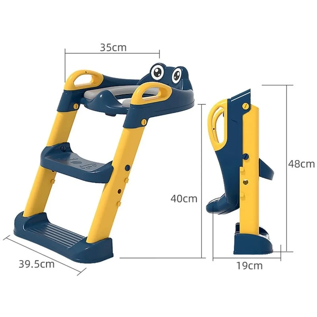 ACTUAL - Asiento Adaptador Escalera De Baño Plegable Para Niños