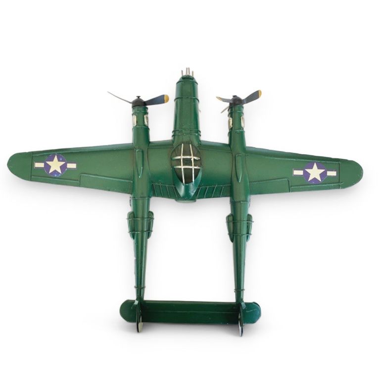 Avion A Escala Lightning De Coleccion Decoracion Vintage