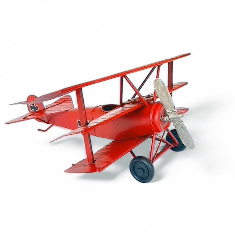 Avion A Escala Triplano De Coleccion Decoracion Vintage