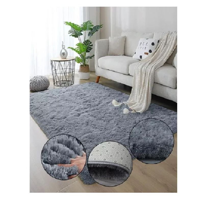 GENERICO - Alfombras Peludas 200x240 Cm Living Dormitorio Hogar 323008