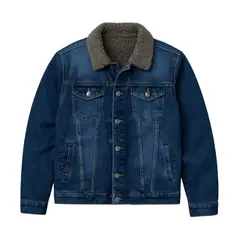 D'JOE - Chaquetas Denim Polar Hombre Oasis
