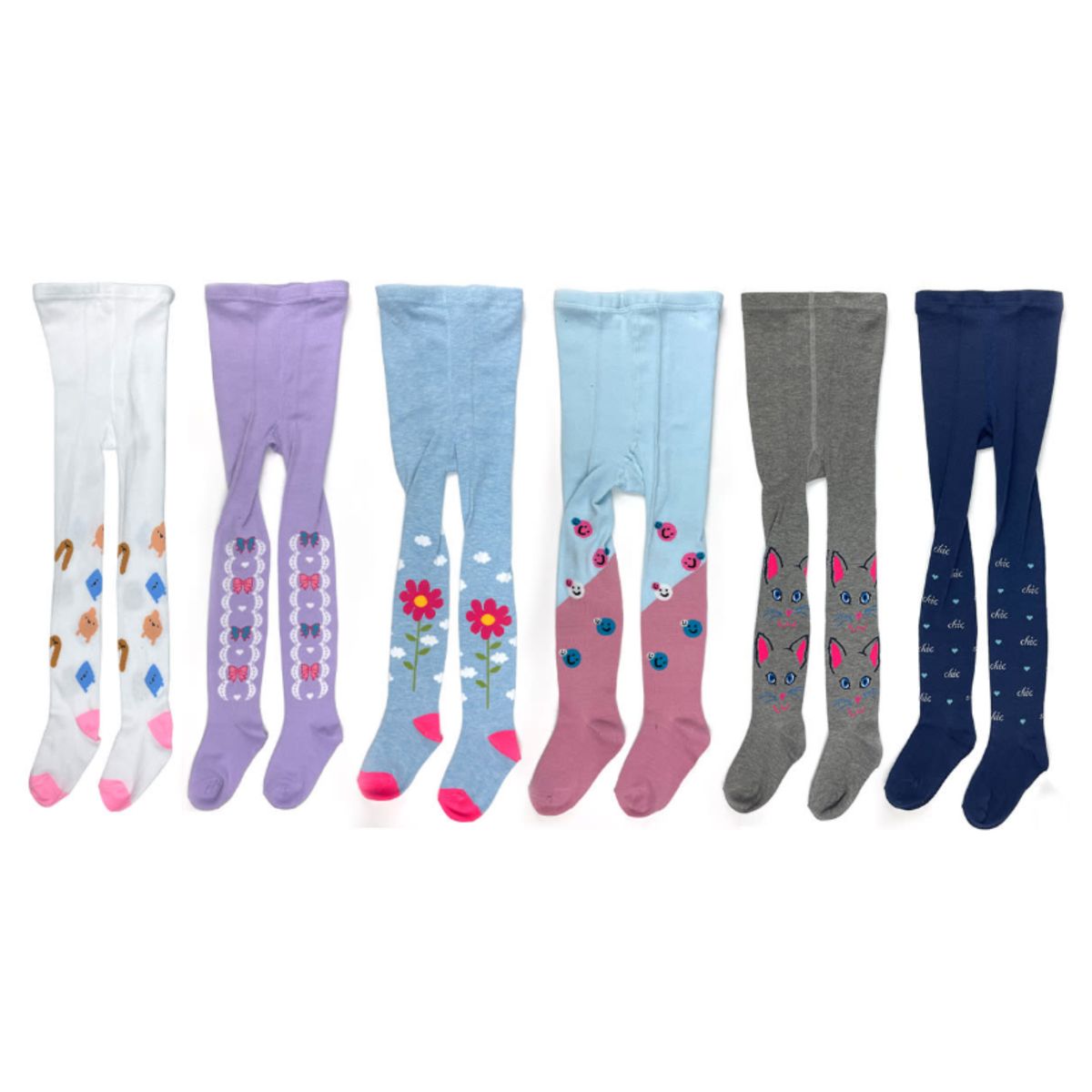 UTILISIMO - Pack 5 Pantys Primera Capa Niña Algodón Buen Estire