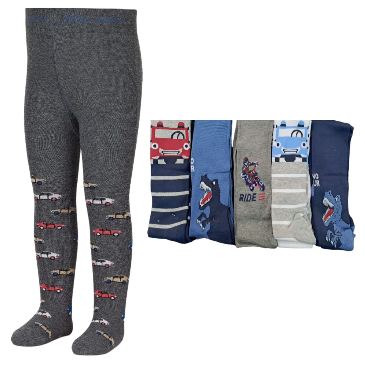 UTILISIMO - Pack 5 Pantys Primera Capa Niño Algodón Buen Estire