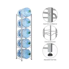 OEM - Estante Organizador Rack 05 Botellones Bidones Agua 20lts