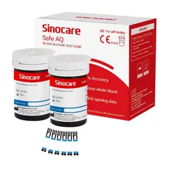 RAINBOW - Tiras Reactivas SINOCARE Safe AQ 50 cu + 50 lancetas