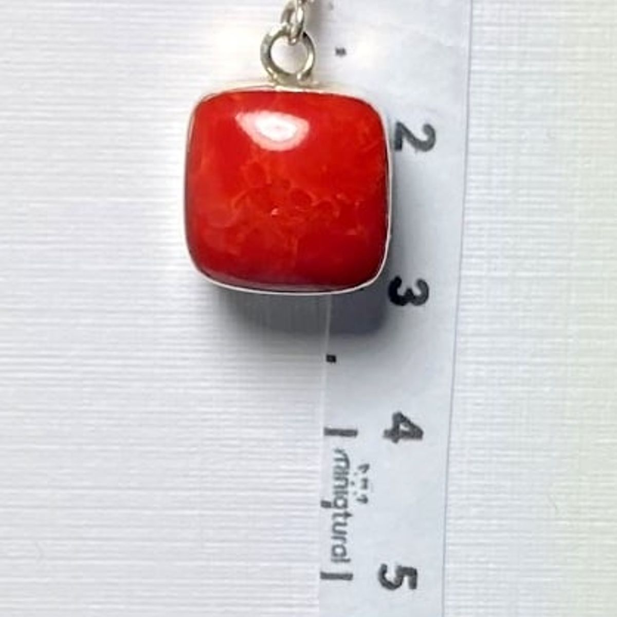 TAETHAI - Aros de plata 925 reversibles con Coral rojo