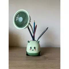 GENERICO - Mini Ventilador Con Sacapunta