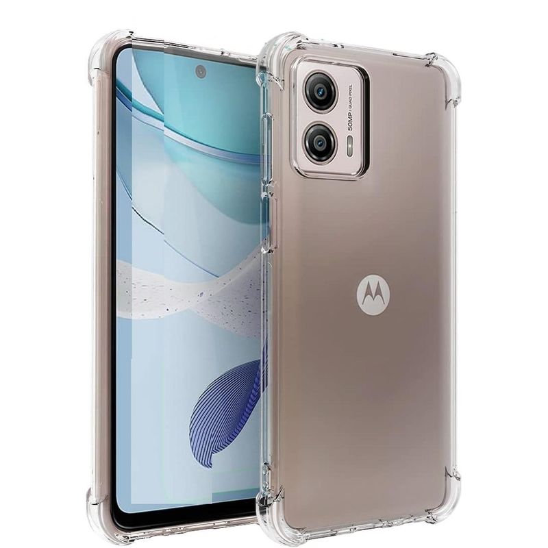 GENERICO - Carcasa Antishock Transparente para Moto G53