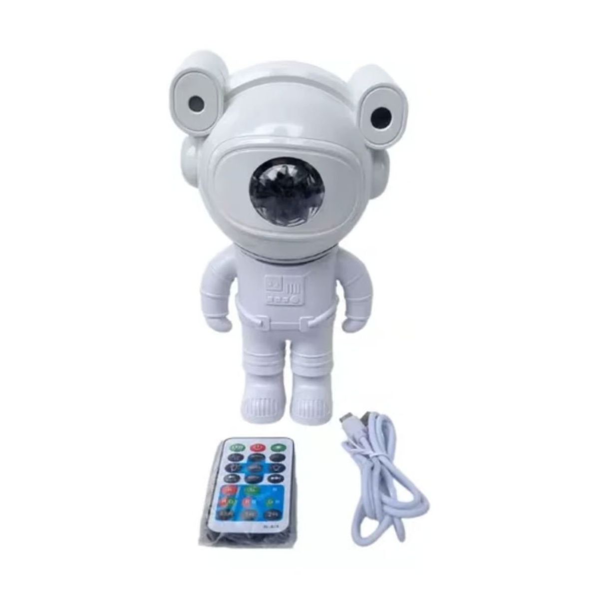 NEW LINE - Proyector Astronauta de Luz Led Galaxia con Parlante USB Bluetooth