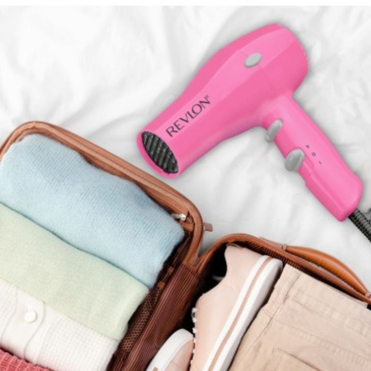 REVLON - Secador de Pelo Compacto Iónico Rosa REVLON