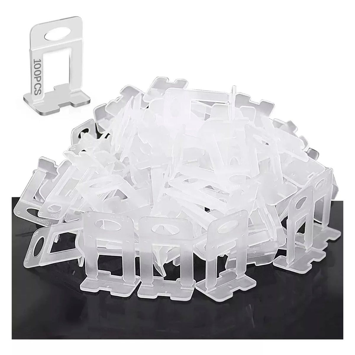 KAMASA - Clips Separador Nivelador De Cerámica 2mm 100 piezas