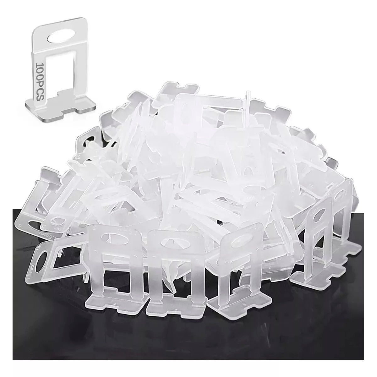 KAMASA - Clips Separador Nivelador De Cerámica 2mm 100 piezas