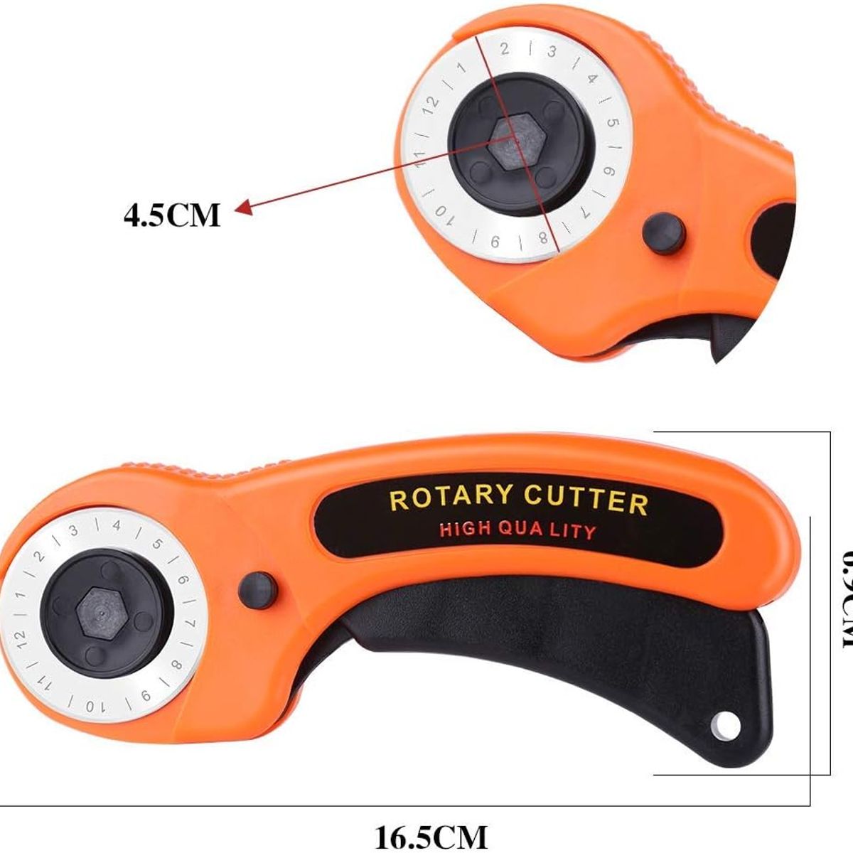 GENERICO - Cortador para telas circular 45mm Rotary Cutter