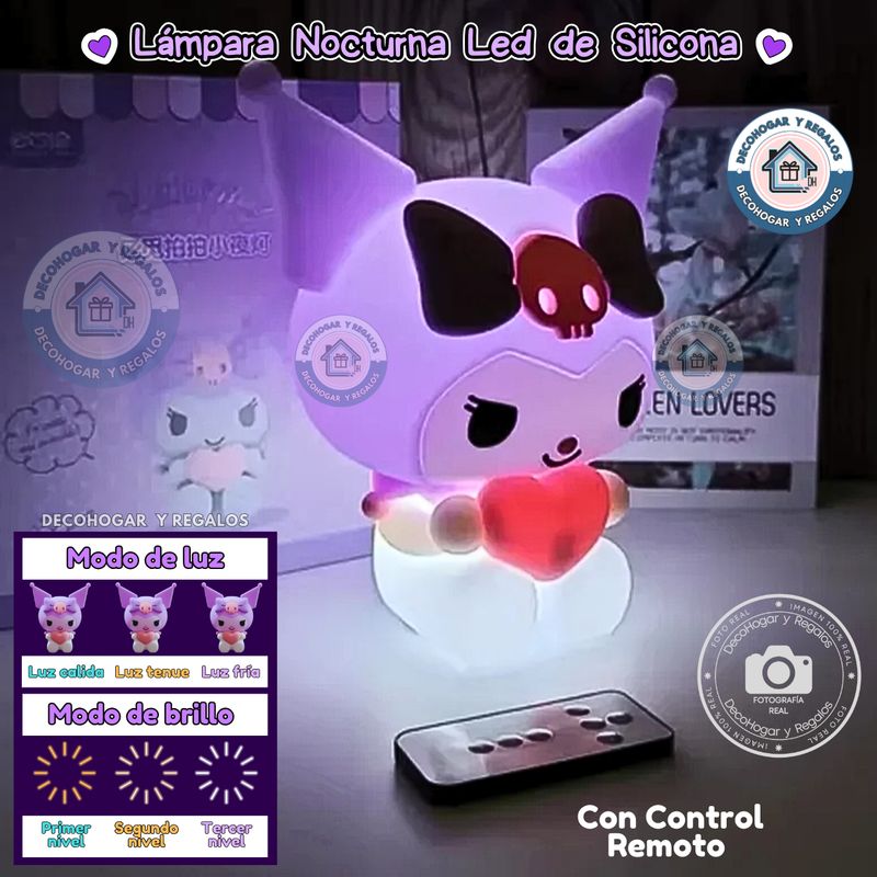 GENERICO - Lámpara de Luz Nocturna Led de Silicona Infantil  Espanta Cuco USB