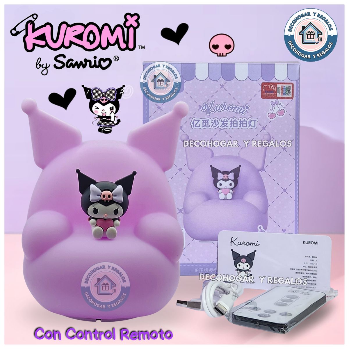 GENERICO - Lámpara Led Kawaii Luz Nocturna De Silicona Para Niños Infantil