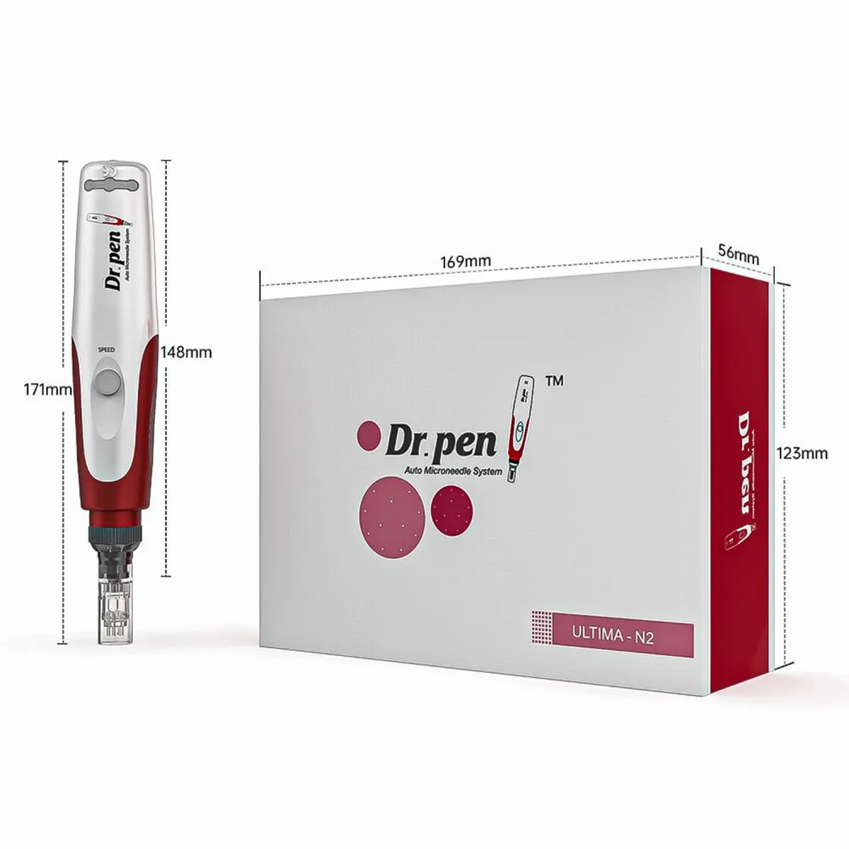 DETODOYMAS - Dermapen Dr. Pen Ultima N2-w Inalámbrico - Original - Rojo