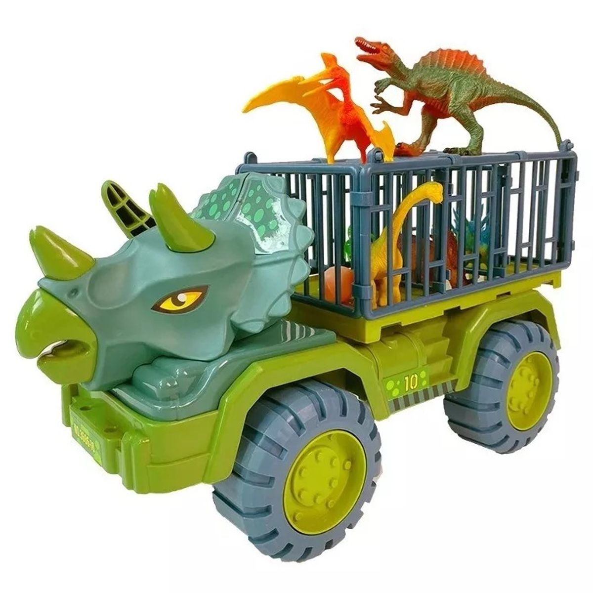 MUNDO MAGIA - Camion Dinosaurio Transporte Camiones 2 Dinosaurios 1 Huevo
