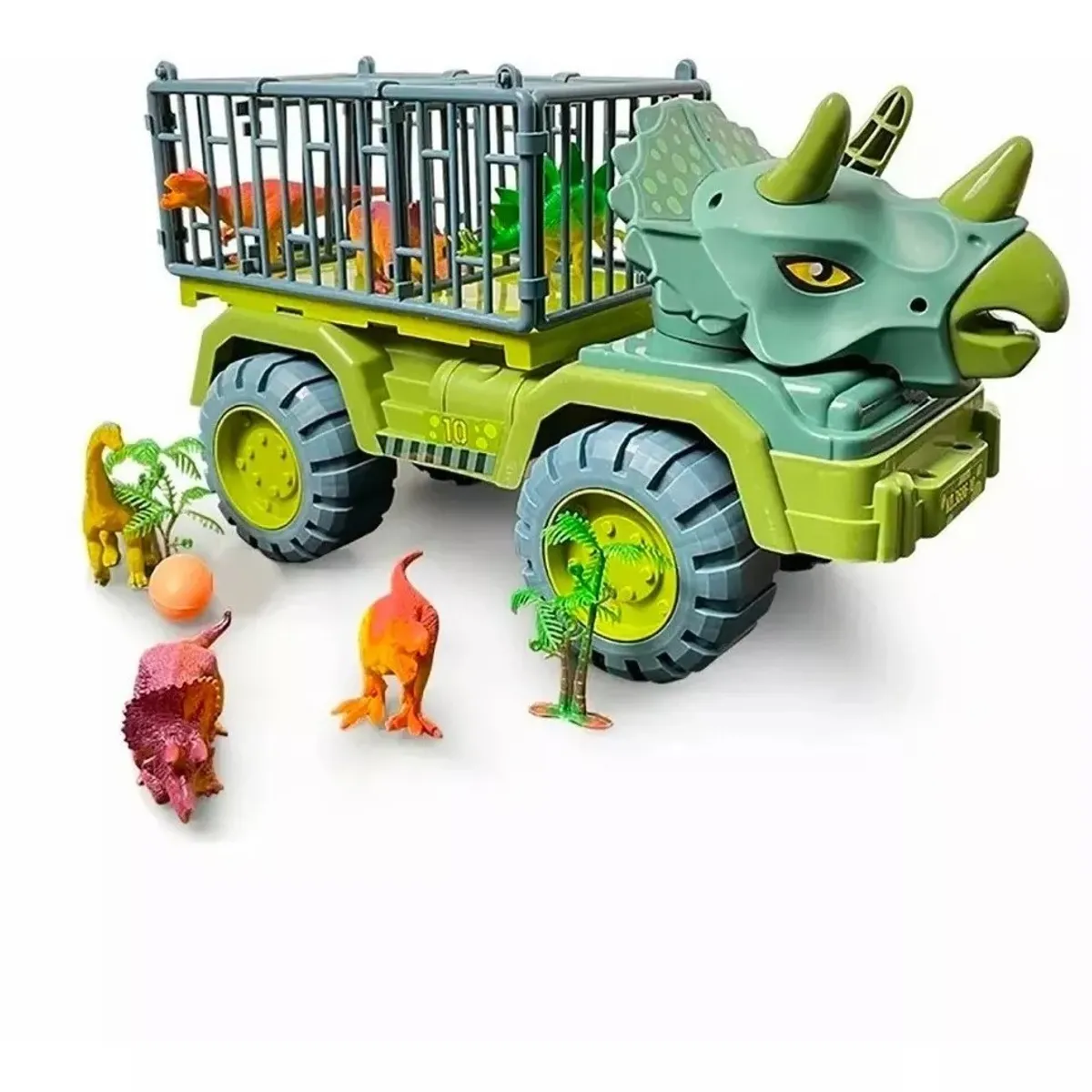 MUNDO MAGIA - Camion Dinosaurio Transporte Camiones 2 Dinosaurios 1 Huevo