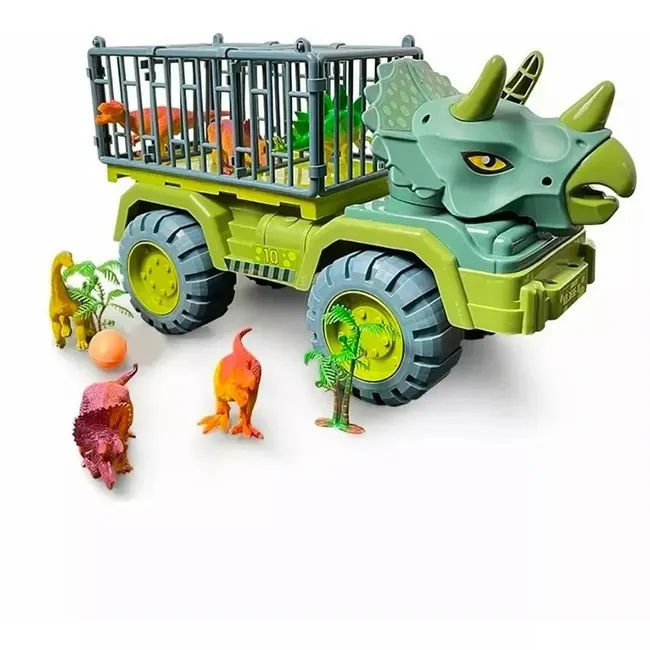 MUNDO MAGIA - Camion Dinosaurio Transporte Camiones 2 Dinosaurios 1 Huevo