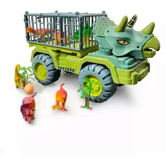 MUNDO MAGIA - Camion Dinosaurio Transporte Camiones 2 Dinosaurios 1 Huevo
