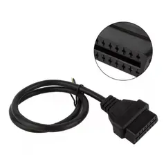 GENERICO - Cable Hembra Obd2 16 Pines Scanner Automotriz 30cm