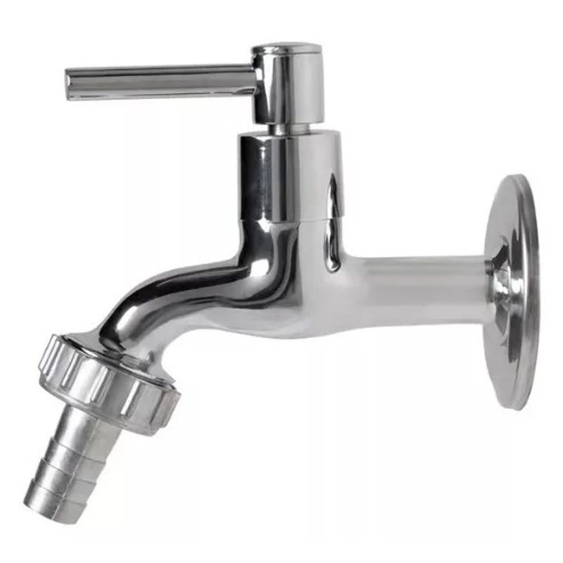 GENERICO - Llave Grifo Lavadora Jardin Pared Giratoria 12