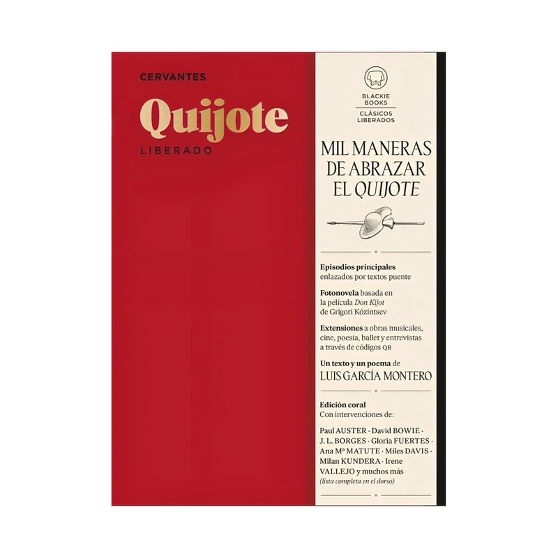 TOP10BOOKS - LIBRO QUIJOTE LIBERADO / MIGUEL DE CERVANTES / BLACKIE BOOKS