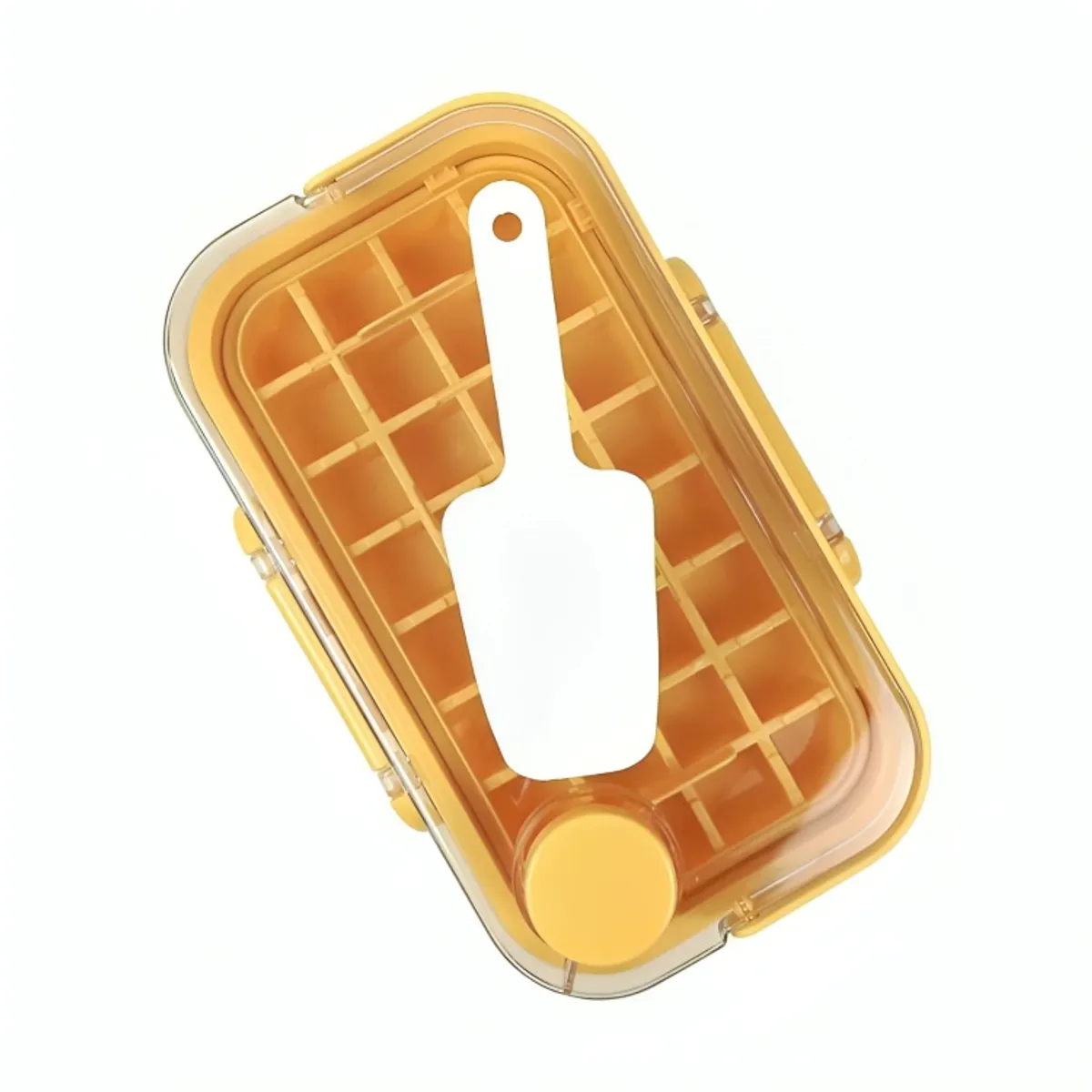 OEM - Cubetera Hielo Caja Doble Silicona Naranja