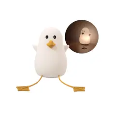 GENERICO - Lampara Mesa Dormitorio Espanta Cuco Recargable Pato