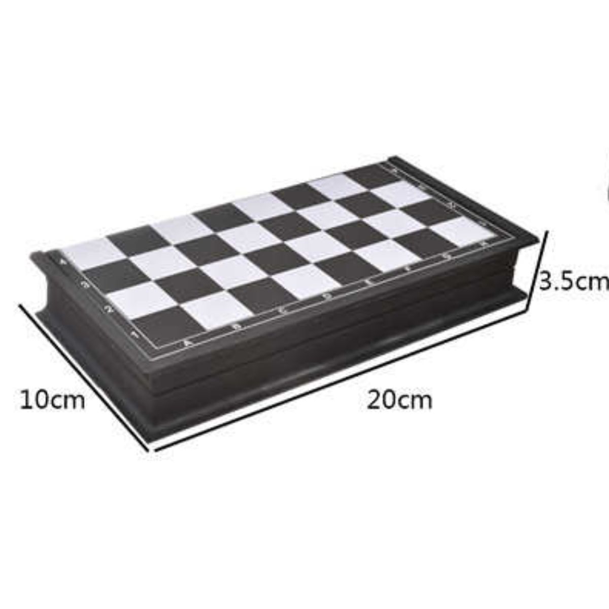 GENERICO - Mini Juego De Ajedrez Plegable Tablero Magnético Educativo