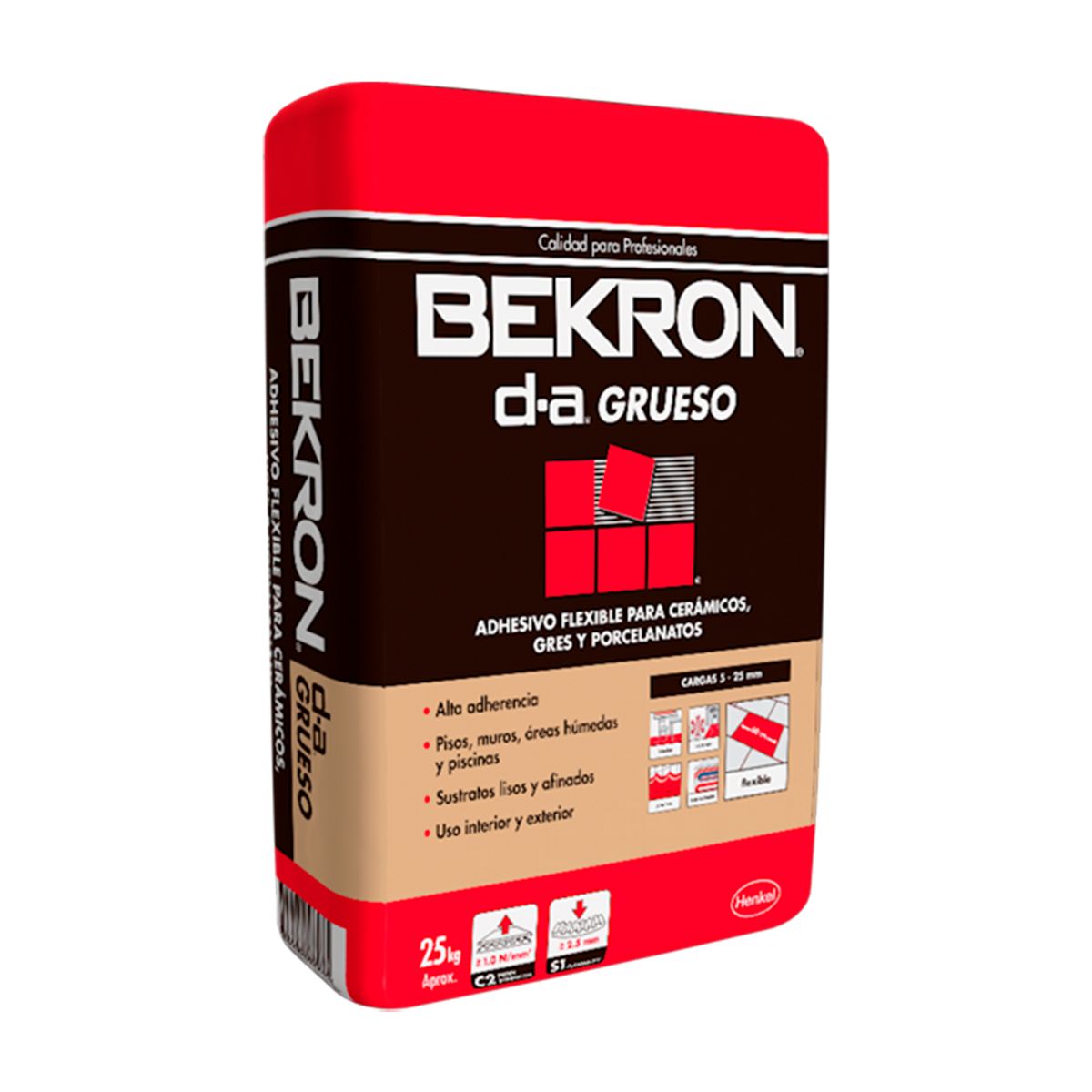 HENKEL - Bekron DA grueso - Adhesivo Cerámico 25Kg