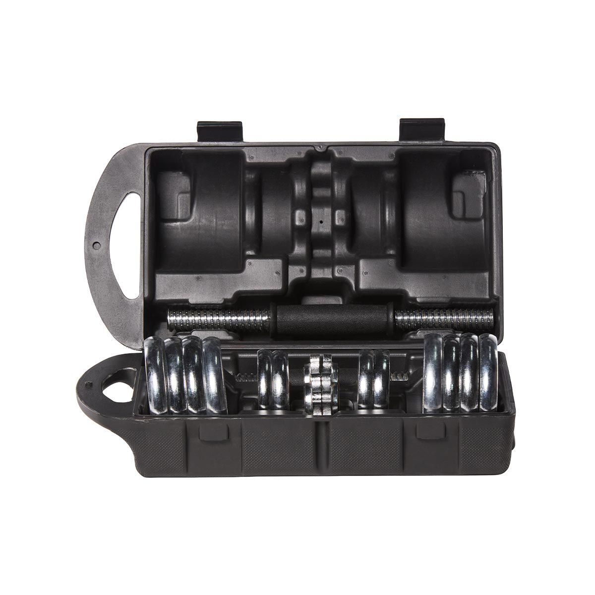 LAHSEN - PESA SET MANCUERNAS 15KG CROMADO MALETA LAHSEN/MIMBRAL