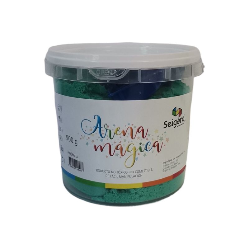 SEIGARD - Arena Mágica 900 gramos 140036-G Color Verde