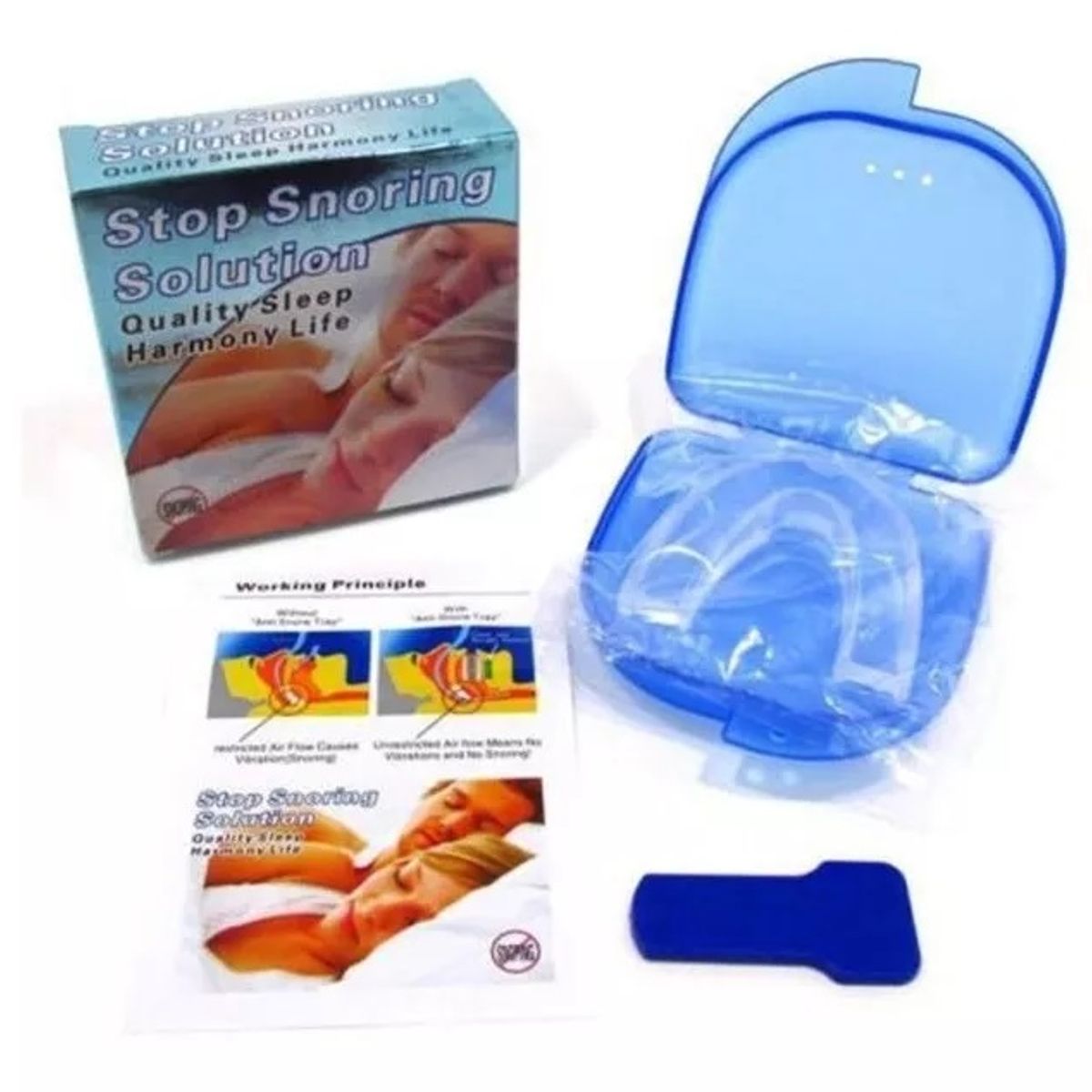 GENERICO - Placa Dental Bruxismo Moldeable Deportes Anti Bruxismo