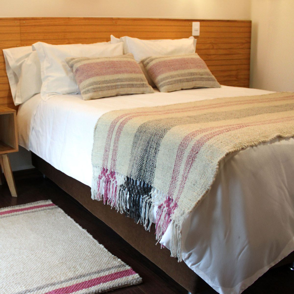 GENERICO - Piecera Lolen - en lana y telar 2 plazas - Chile Native