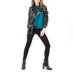 ELLUS - POLERON MUJER SEMI OVERSIZE SFL63816