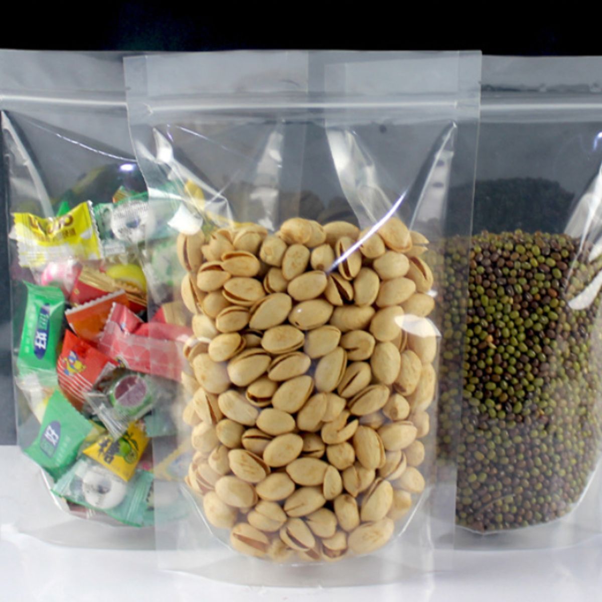 GENERICO - 50 Bolsas Plásticas Transparentes 9x13+3 Cms, Resellables