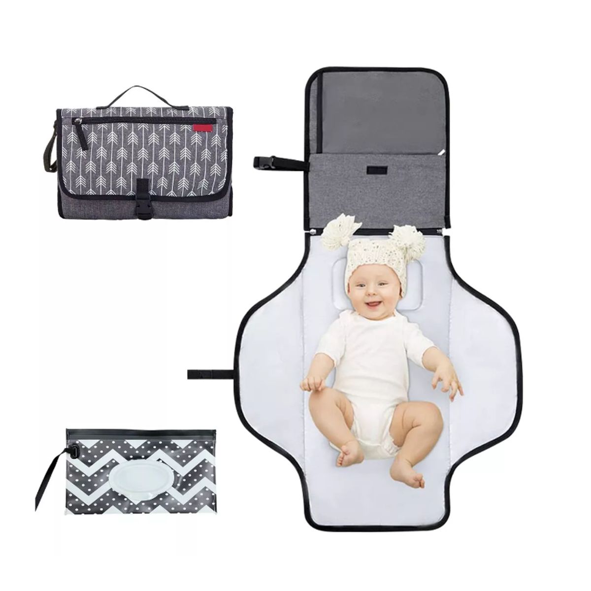 GENERICO - Mudador Portátil Impermeable Bebé Cambiador Plegable