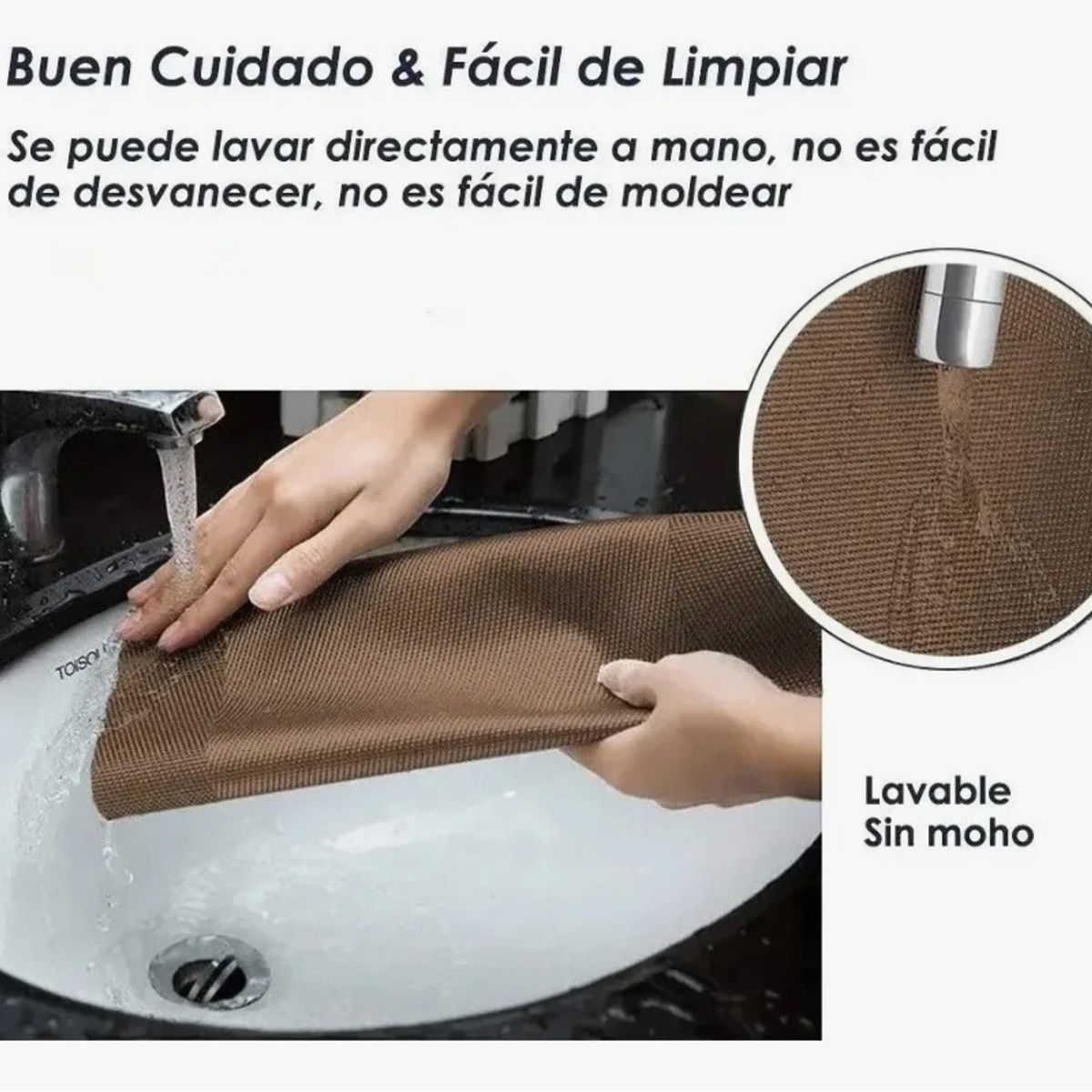 GENERICO - Set 6 Individuales Impermeable De Mesa