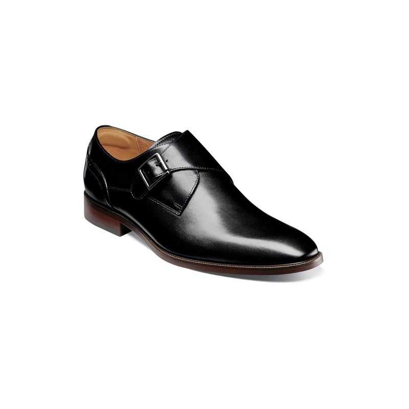 FLORSHEIM - Zapato Sorrento Plain Toe Single Monk Strap Negro