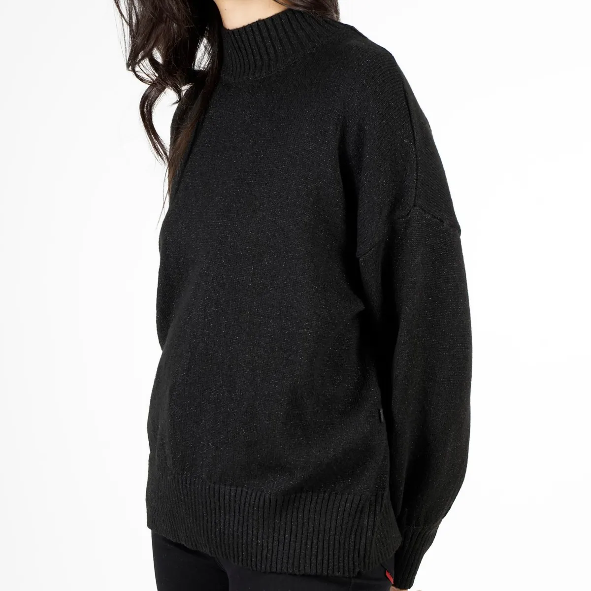 ELLUS - SWEATERS MUJER OVERSIZE  CUELLO SUBIDO ELLUS OFL82402