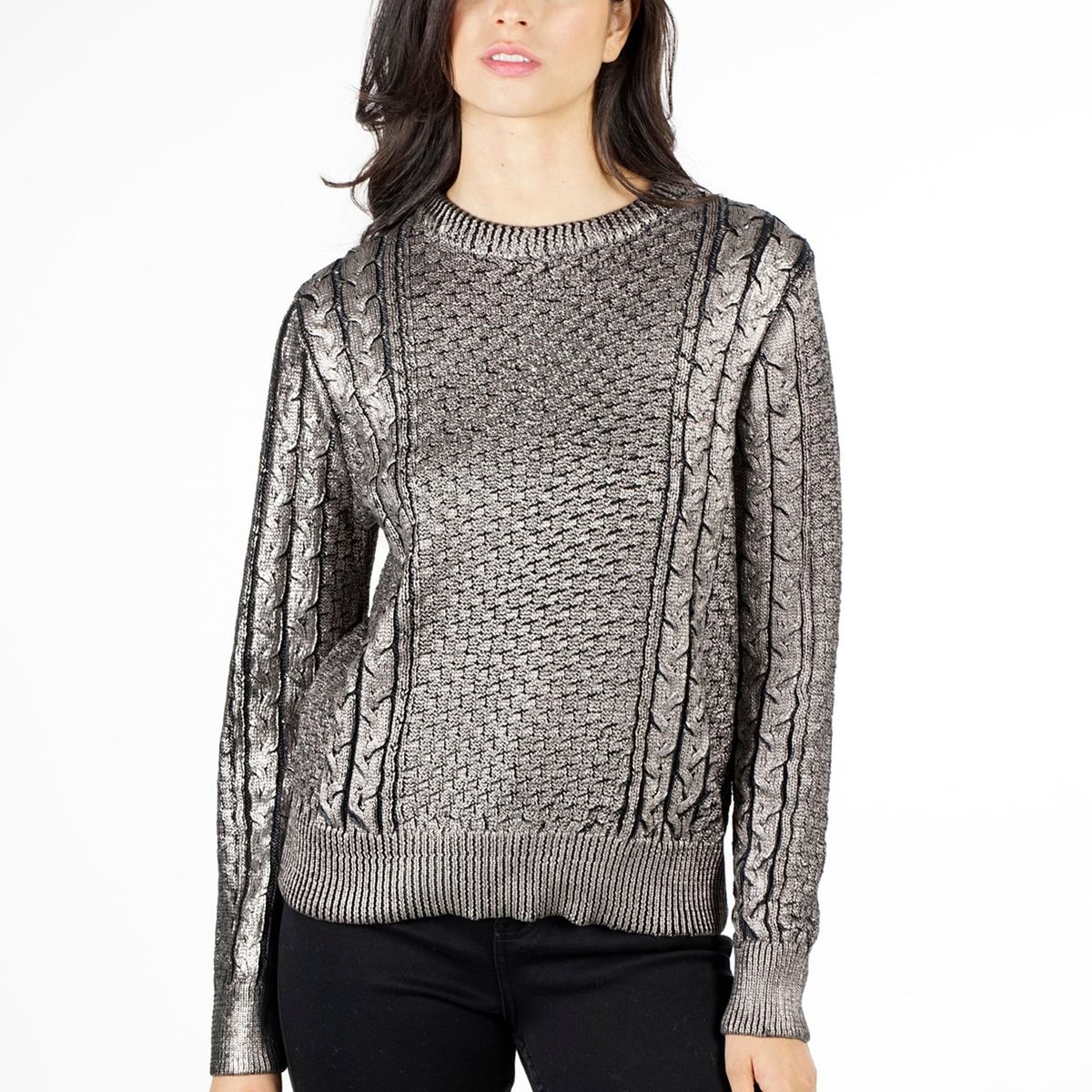 ELLUS - SWEATERS MUJER  CUELLO REDONDO ELLUS OFL81401