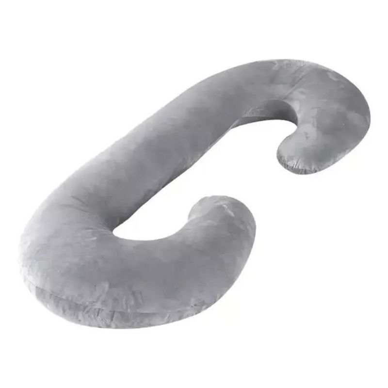 GENERICO - Cojín Almohada Maternal Extra Suave Embarazadas Hogarútil Gris