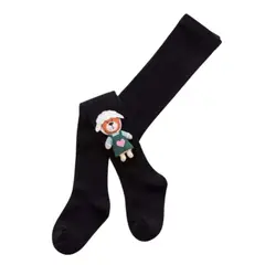 UTILISIMO - Panty Tejida Ballerina Algodon Buen Estire Negro