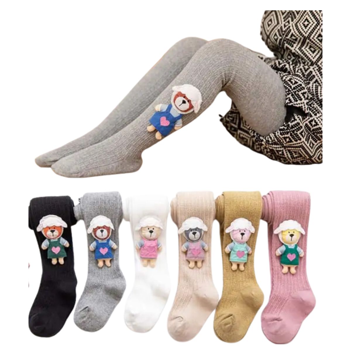 UTILISIMO - Panty Tejida Ballerina Algodon Buen Estire SURTIDO